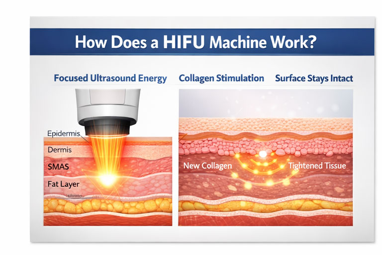 How a HIFU Machine Works in Aesthetic Treatments