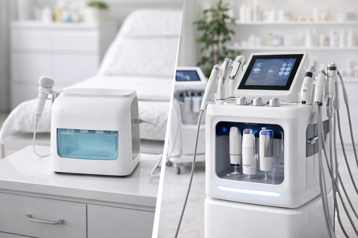 Facial cleansing and high-tech beauty options