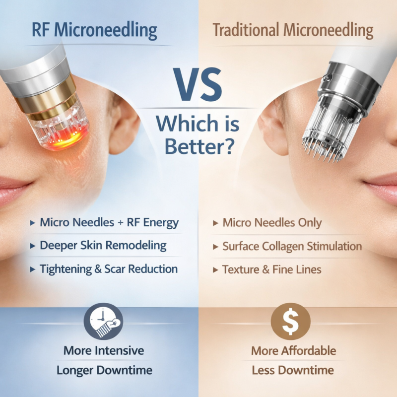 RF Microneedling vs Traditional Microneedling: Which is Better?